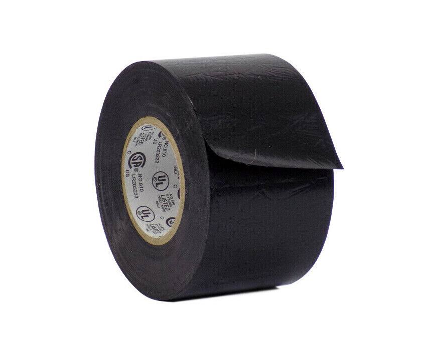 Black PVC Electrical Tape 1.5 in. x 66 ft. 64-Roll W168