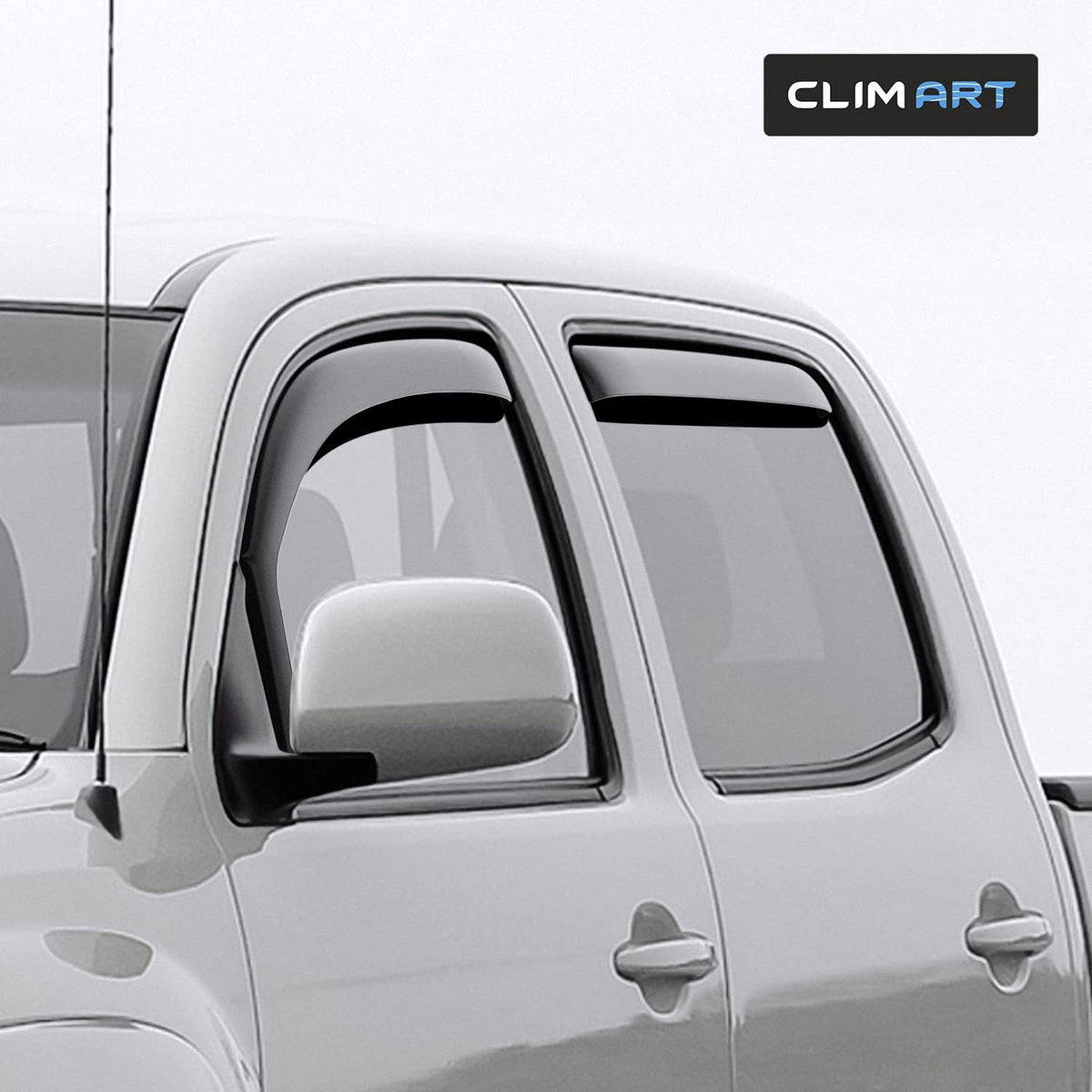Dark Smoke Window Deflectors 4 pcs M85225