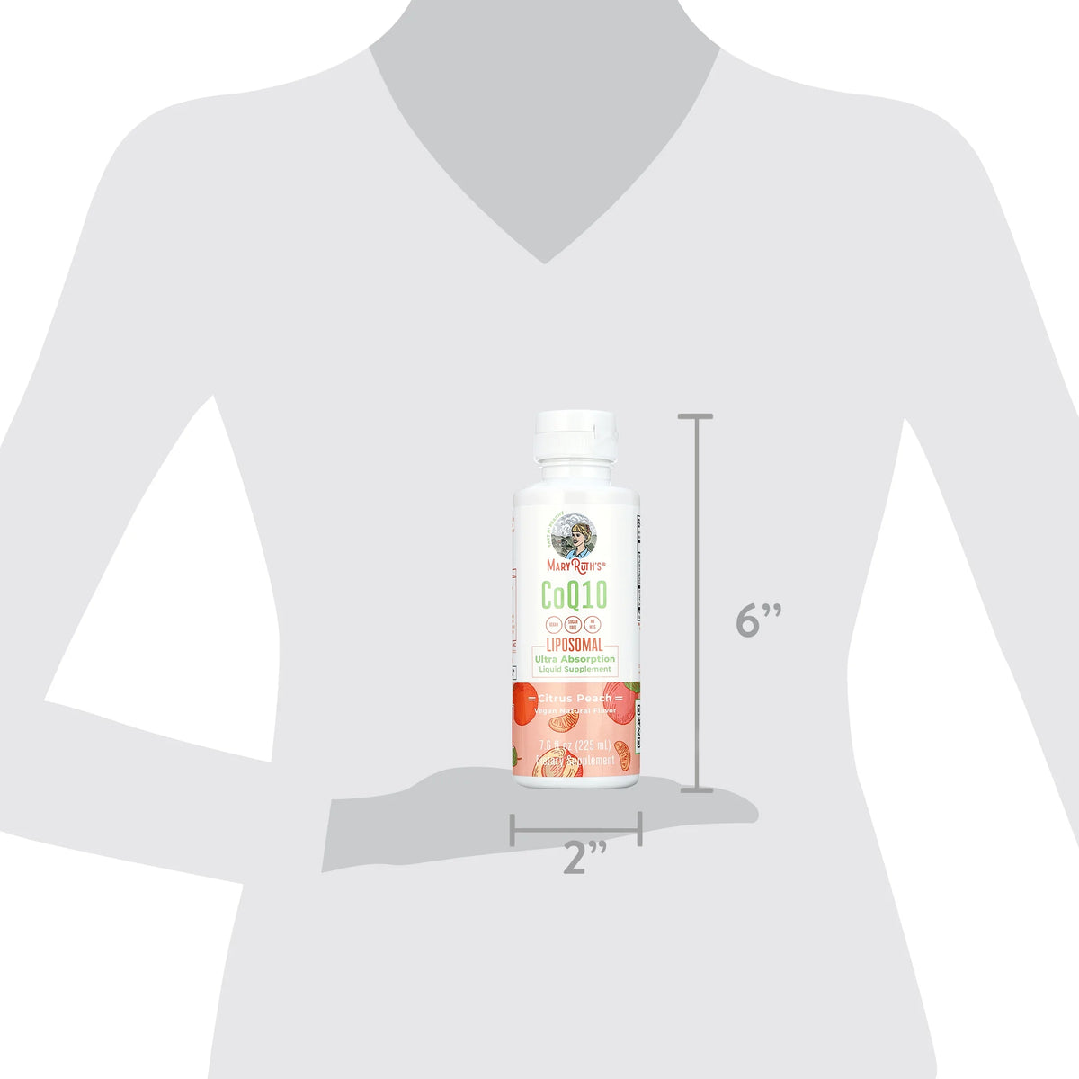 CoQ10 Liposomal Citrus Peach Flavor 7.6 fl oz E26531