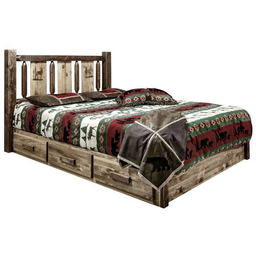 California King Platform Bed with Storage Z679528