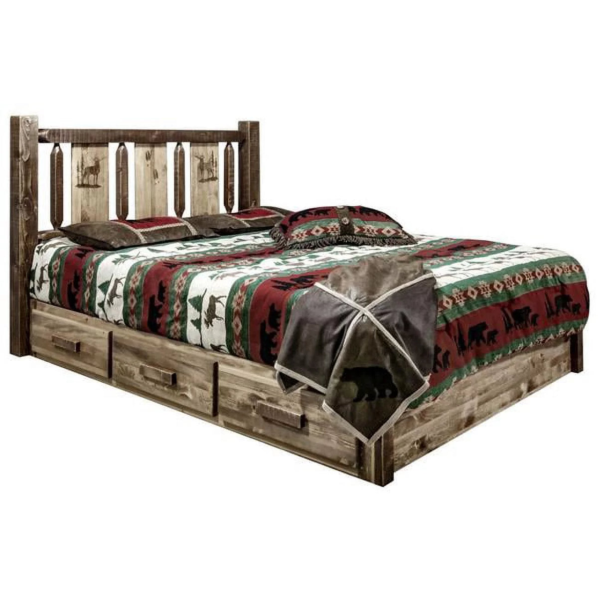 California King Platform Bed with Storage Z679528