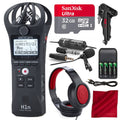 Portable Digital Recorder with Lavalier Mic, Headphones, Tripod and Batteries U3490