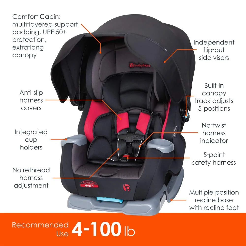 4-in-1 Convertible Car Seat V892