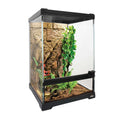 Mini Reptile Glass Terrarium Tank 8x8x12 with Front Opening Door Y51638