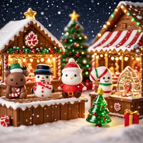 24 Mochi Squishy Toys Christmas Advent Calendar T132