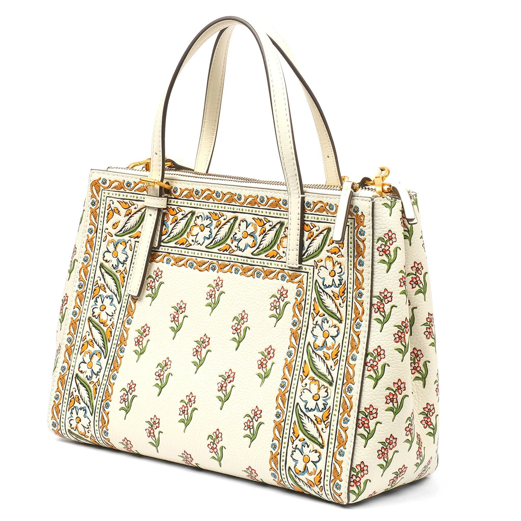 Pebbled Leather Small Double Zip Tote M475885