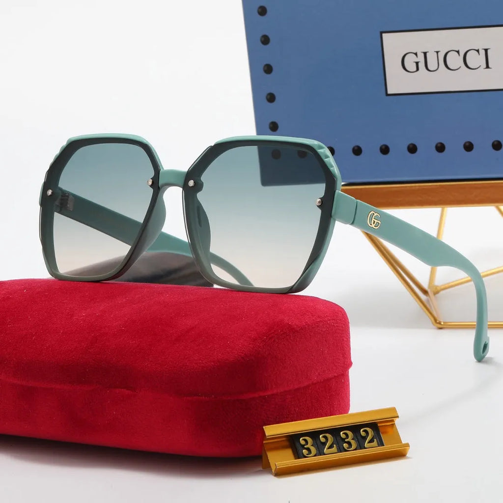 Fashion Double G Irregular Frame Polarized Sunglasses A77541