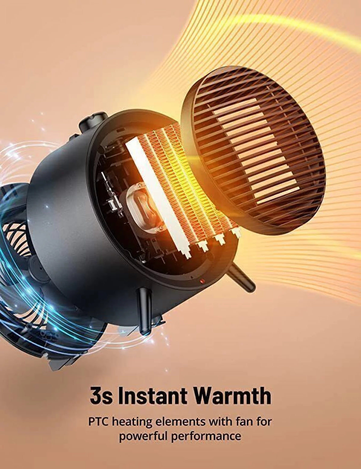 1500W Portable Electric Space Heater R363