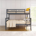 Gray Convertible Twin-Over-Full Bunk Bed I167608