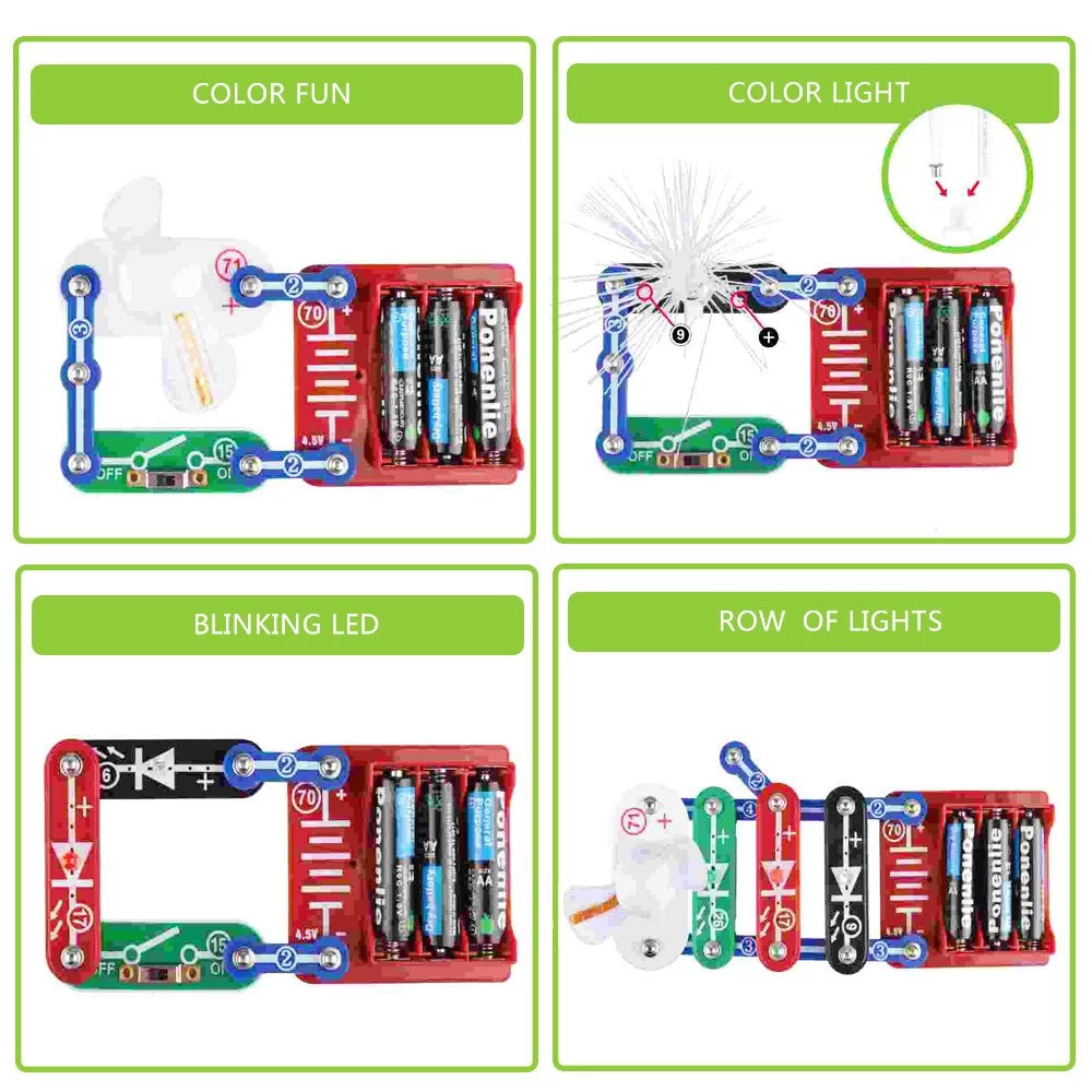 Electronic Blocks 17 Parts STEM Learning Toys B672496
