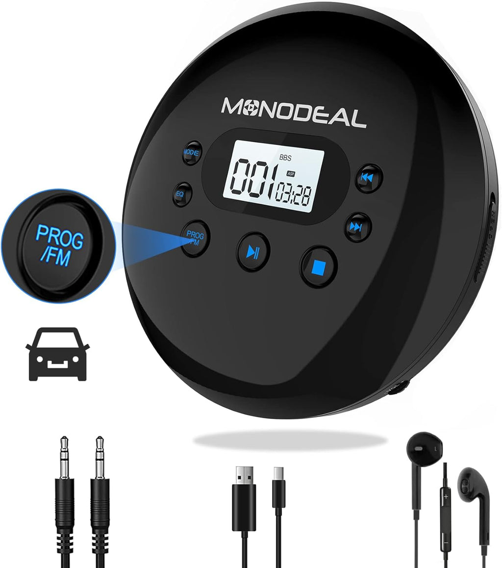 Portable CD Player with FM Transmitter L872427
