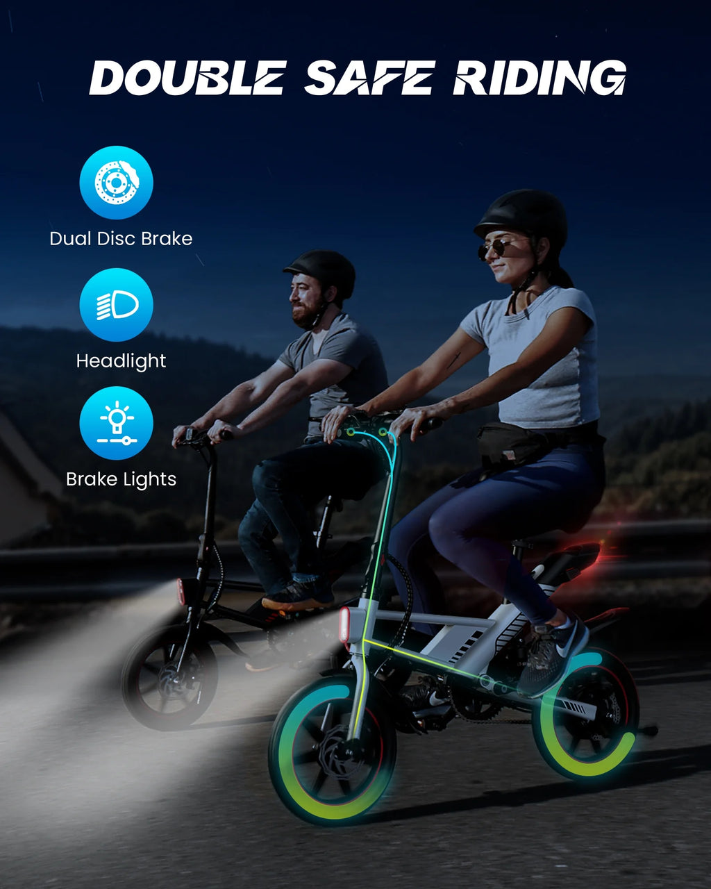 Folding Electric Bike with 36V 10.5AH Battery Q629