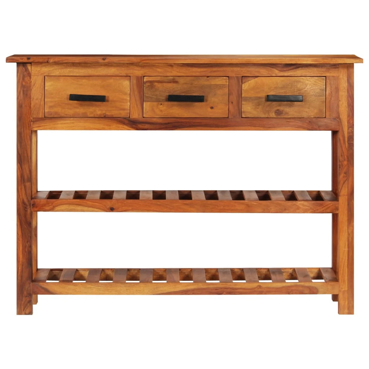 Solid Acacia Wood Sideboard with 3 Drawers K920