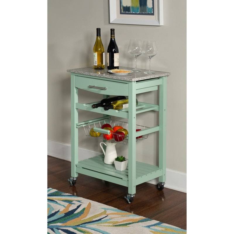 White Kitchen Cart Y328392