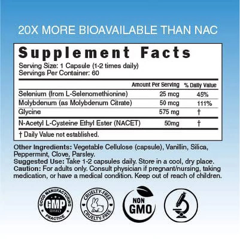 N-Acetyl Cysteine Ethyl Ester 60 Capsules B681