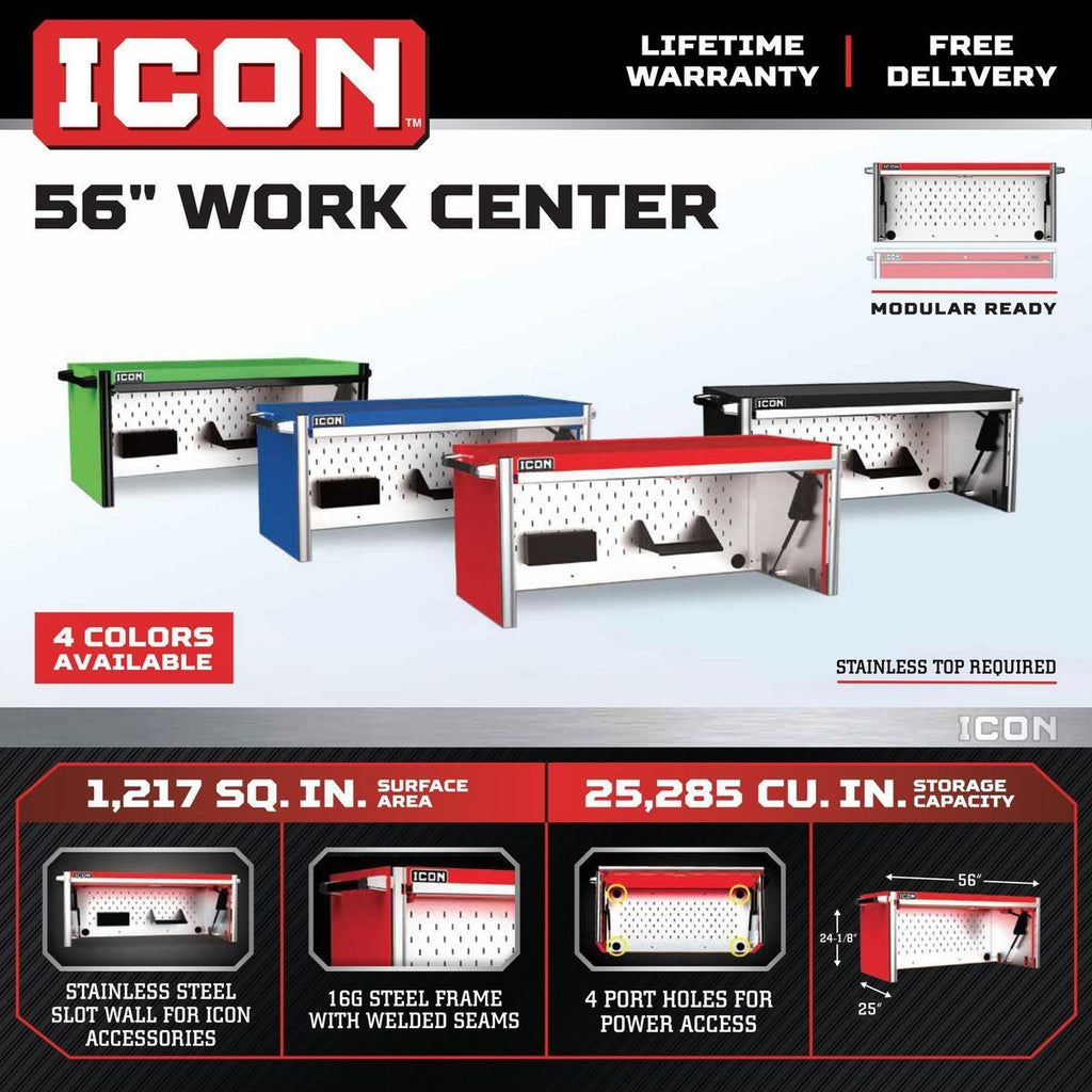 56 in. Work Center Hutch Y799506