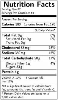 16 Slice Blondie Toffee Crunch Dessert Bar K1627