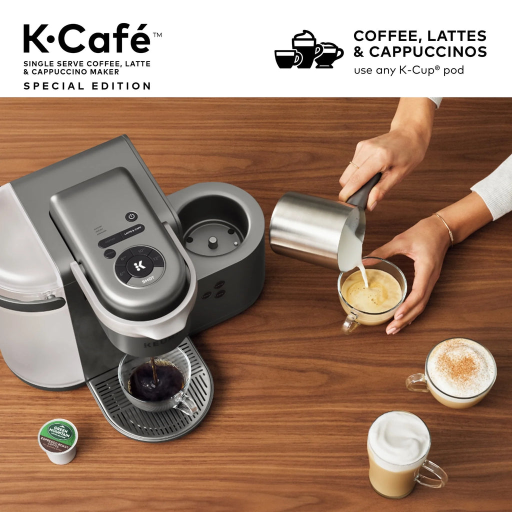 Single Serve Coffee Latte and Cappuccino Maker C550565