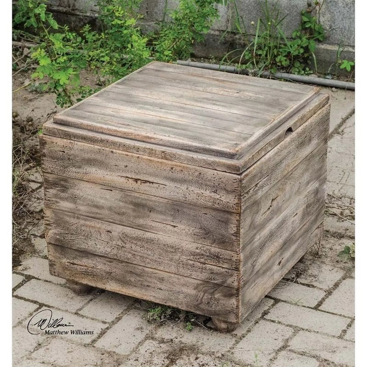 Contemporary Mango Wooden Cube Table U885