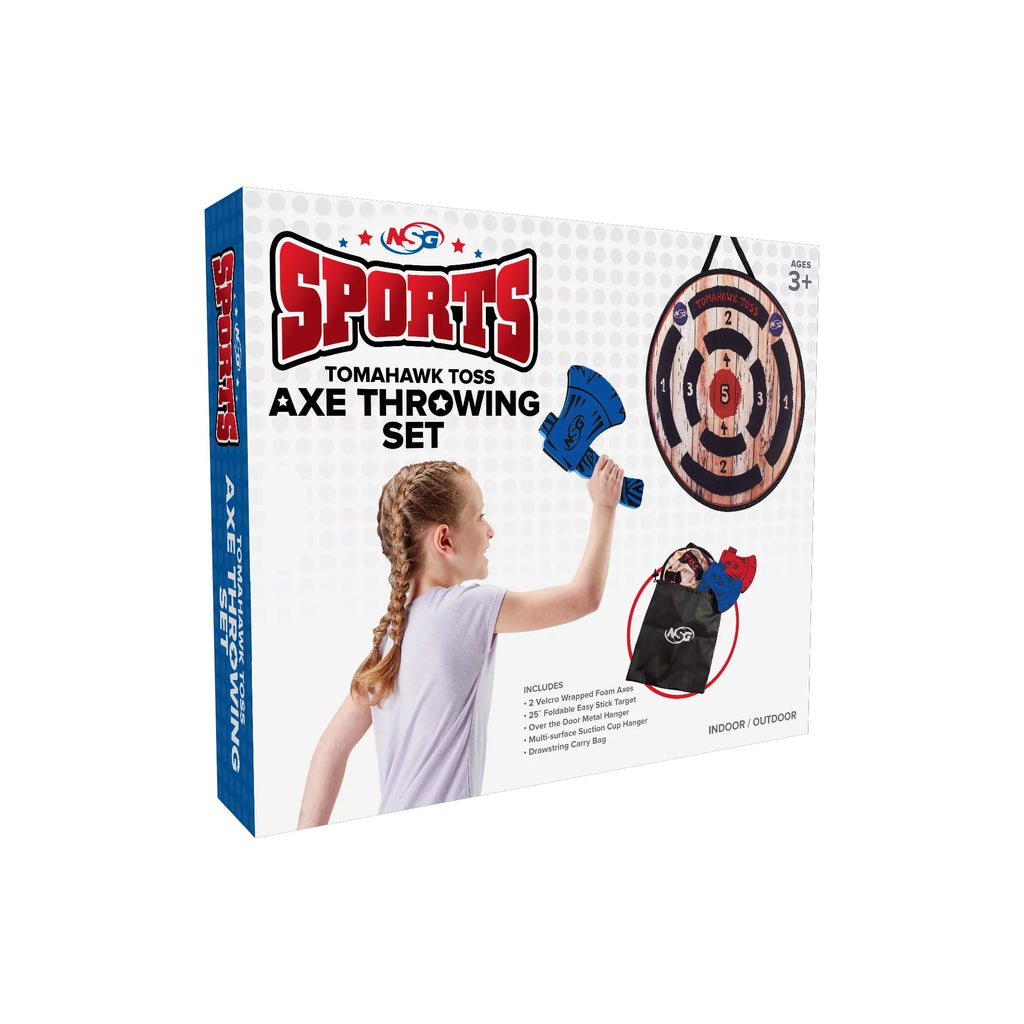 Lightweight Velcro Wrapped Foam Axe Throwing Set with Target S613421