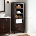 Brown Linen Storage Cabinet S672923