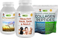 120 Count Hair Skin and Nails Marine Collagen Peptides with MSM Y98142