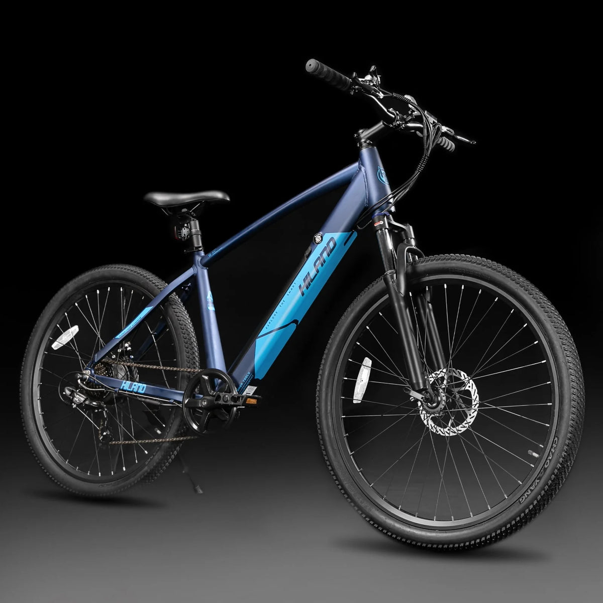 Blue 350W 36V 7-Speed Electric Bike Y83407