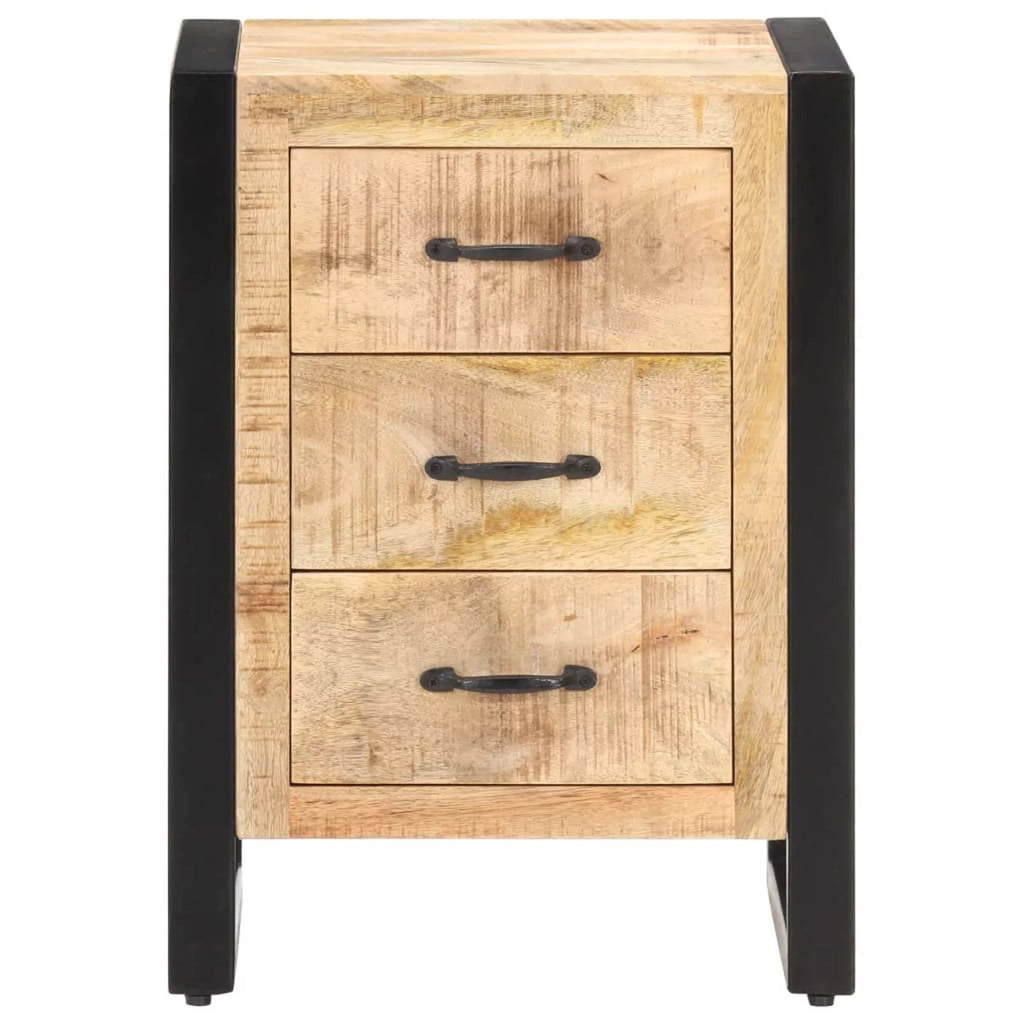 Bedside Cabinet Solid Mango Wood M2689
