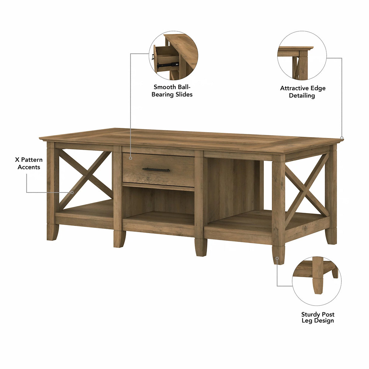 Coffee Table with 2 End Tables X888830