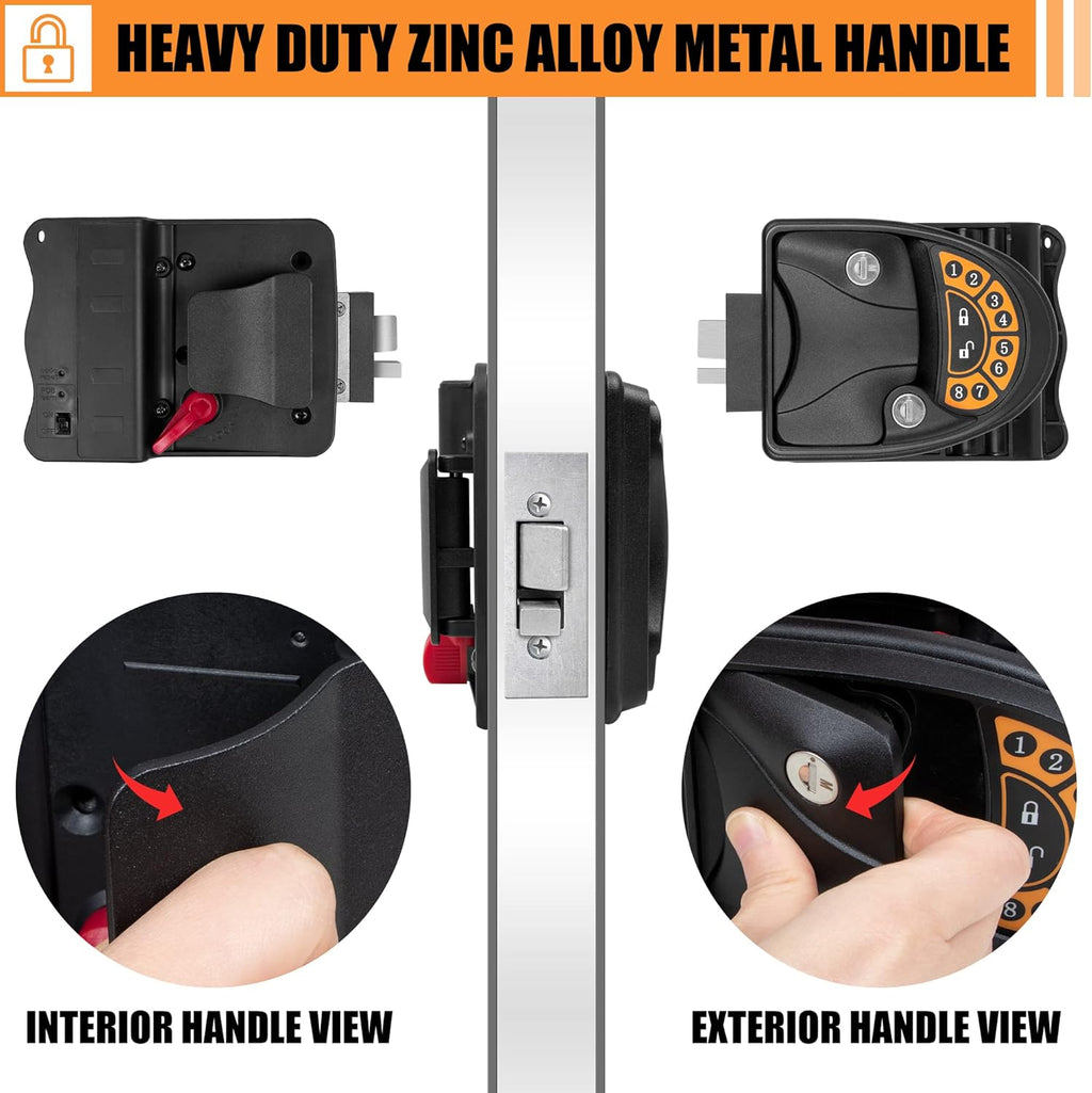Keyless Entry RV Door Lock with Deadbolt and Keypad O47057