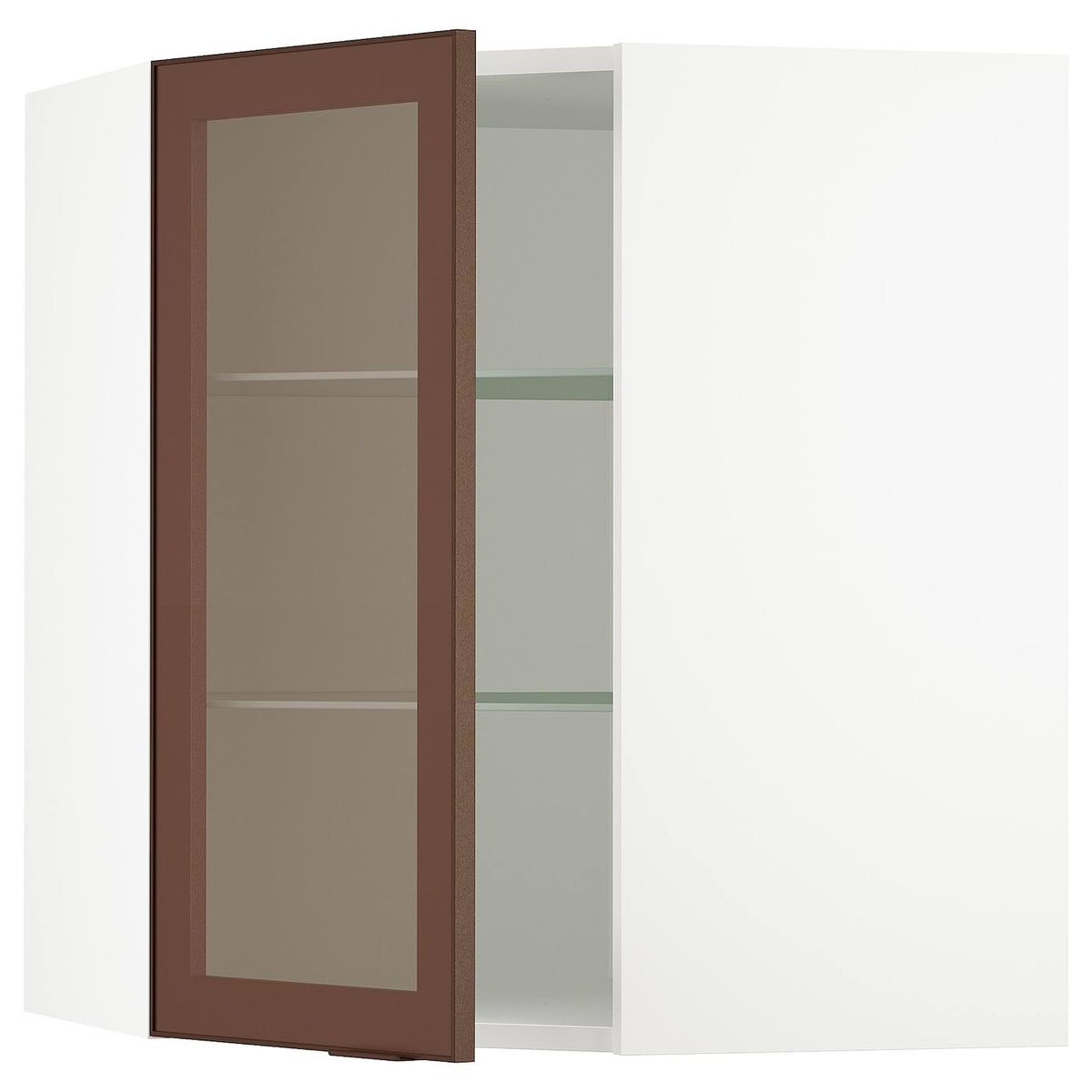 Corner Wall Cabinet with Glass Door D937589