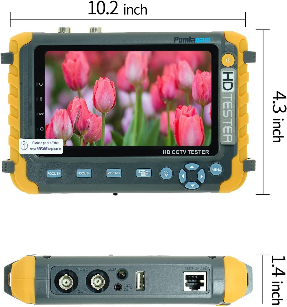 CCTV Tester with UTP/PTZ Tool, DC12V Output Portable A288