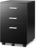 3 Drawer Wood Mobile File Cabinet O790