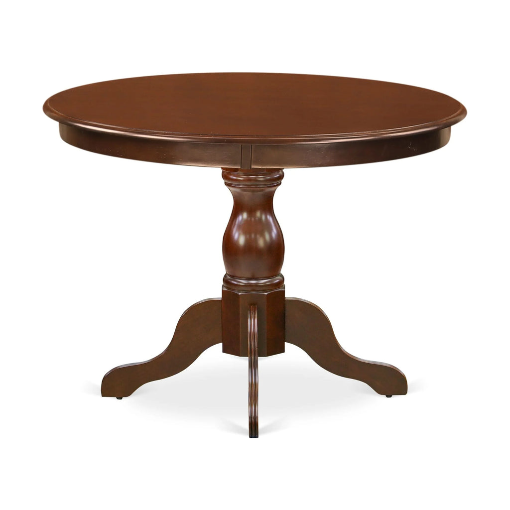 Mahogany Wood Dining Table with Pedestal Legs G722939