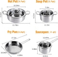 7 Piece Stainless Steel Cookware Set H10784