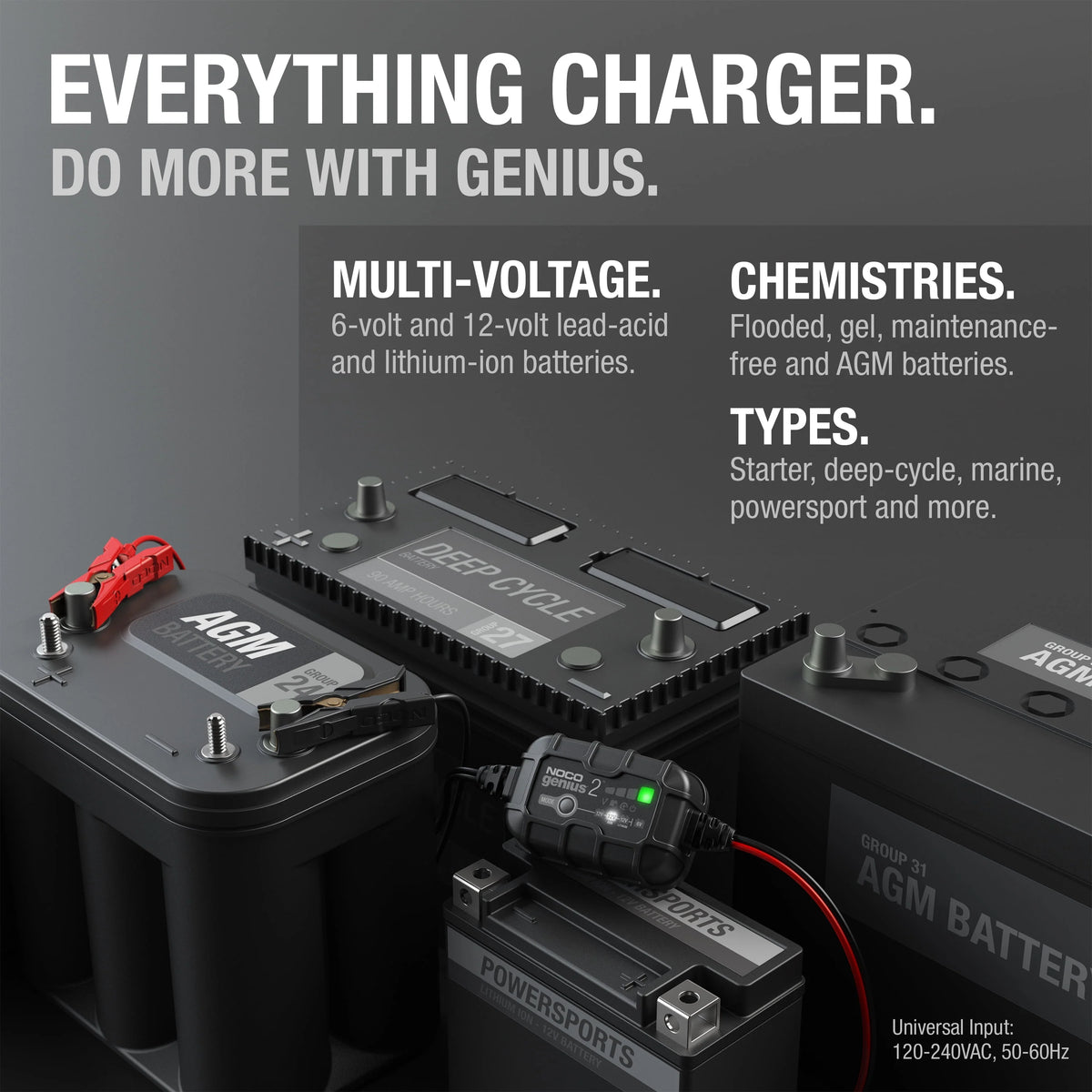 6V/12V 2A Smart Battery Charger and Maintainer D25122