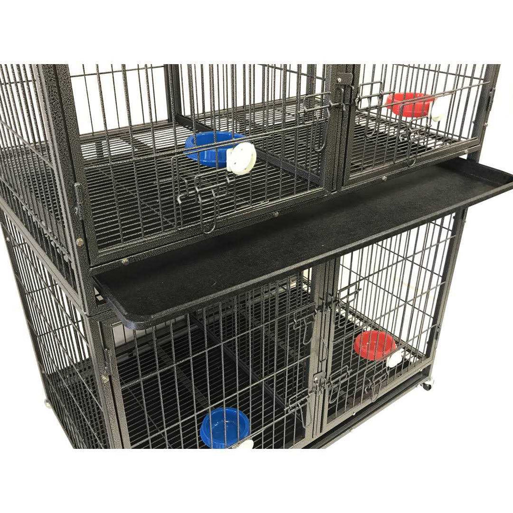 37 in. Heavy Duty Stackable Dog Crate I423