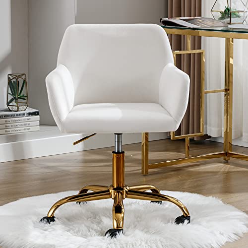 Baby Blue Velvet Office Desk Chair O961
