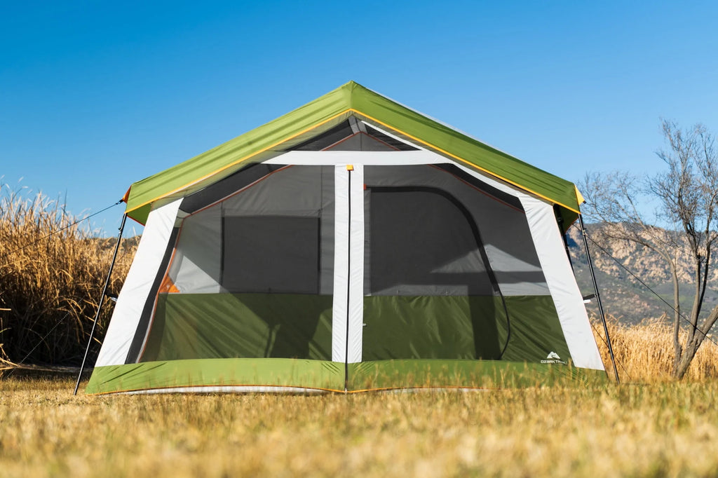 8-Person Cabin Tent with Screen Porch, Green L236431