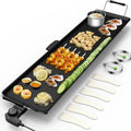 Electric Teppanyaki Table Top Grill Griddle Nonstick Camping Y174766