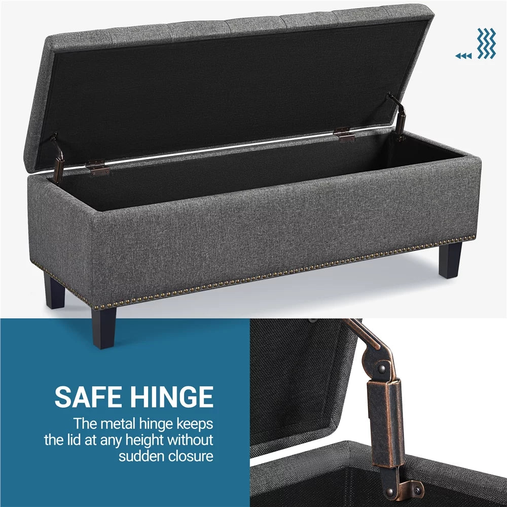 Modern Tufted Storage Bench D48103