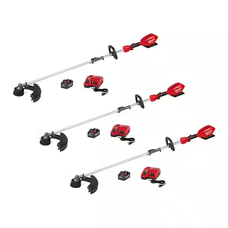 18V Lithium-Ion Brushless Cordless String Trimmer Kit with Three 8.0 Ah Batteries M9004