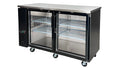 Black Glass Door Back Bar Cooler 15.8 Cu. ft. O5576