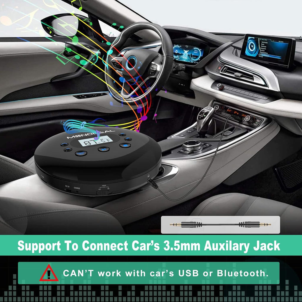 Portable CD Player with FM Transmitter L872427