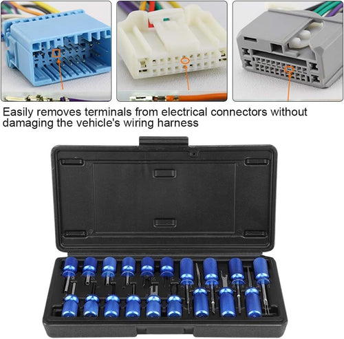 19 Pcs Electrical Terminal Removal Tool Kit Z679