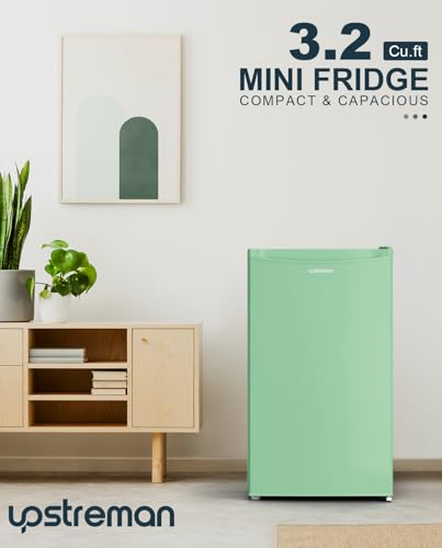 3.2 Cu.Ft Black Mini Fridge with Freezer S521