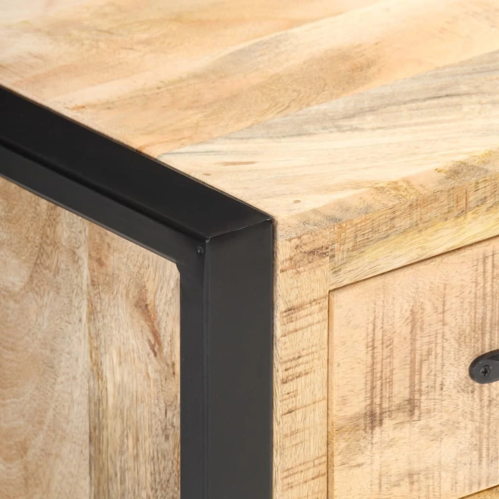 Bedside Cabinet Solid Mango Wood M2689