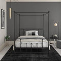 Black Full Canopy Bed C90152