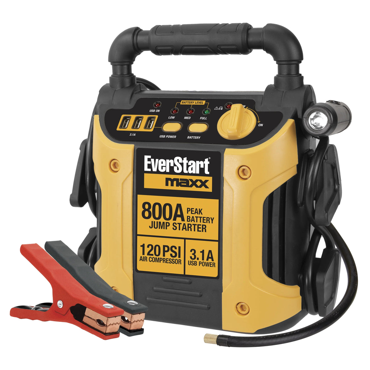 800 Peak Amp Jump Starter with 120 PSI Compressor M594