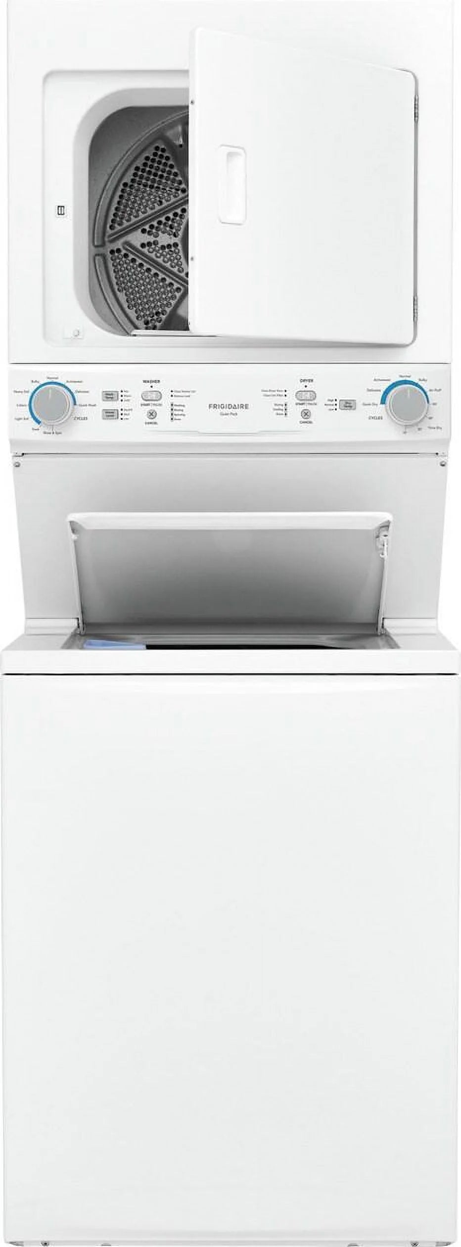 White Electric Washer Dryer Laundry Center W290541
